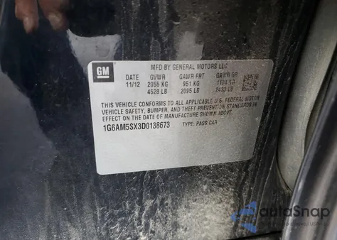 2013 Cadillac Ats Premium z USA, uszkodzony, nr VIN 1G6AM5SX3D0138673